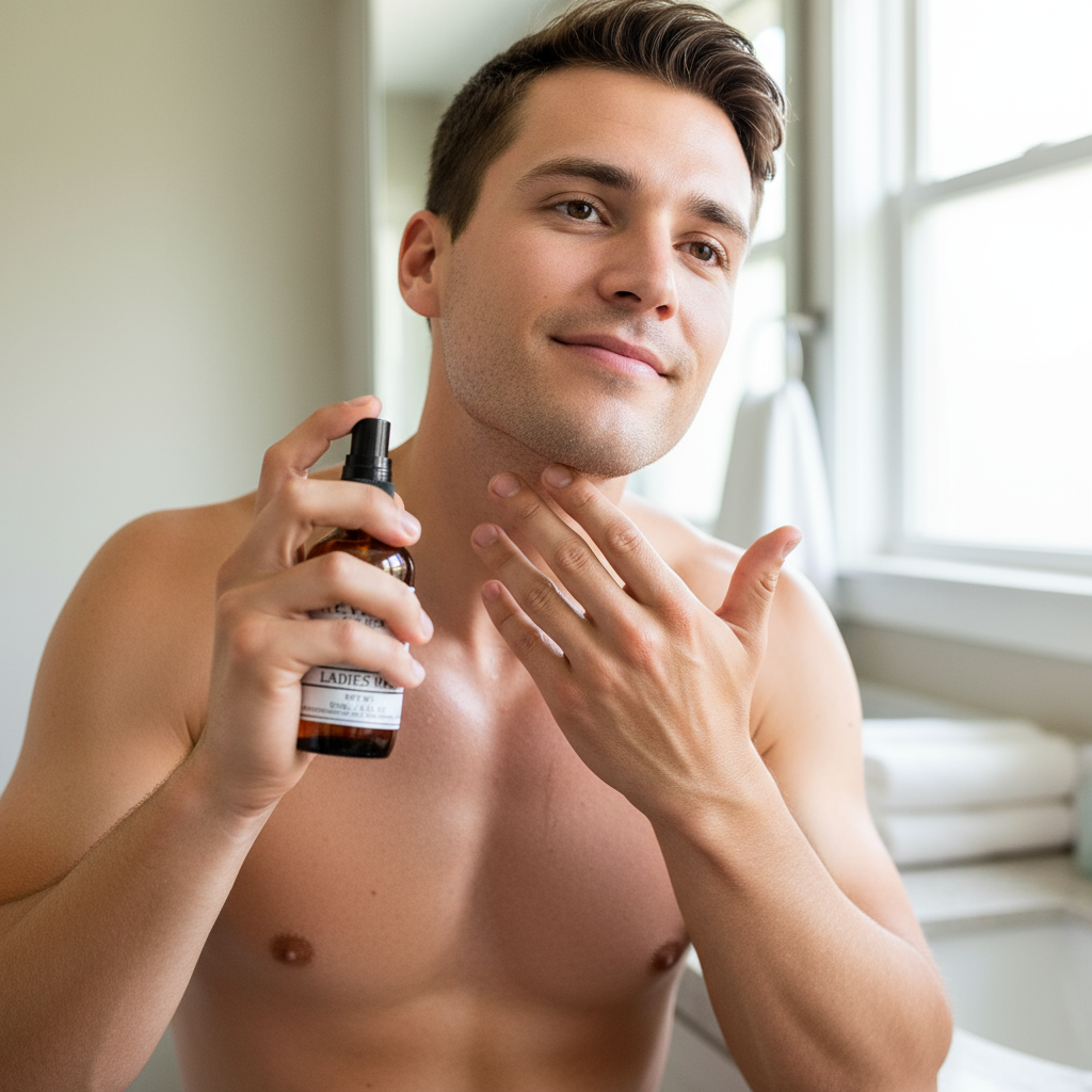 Ladies Man Aftershave application - single bottle