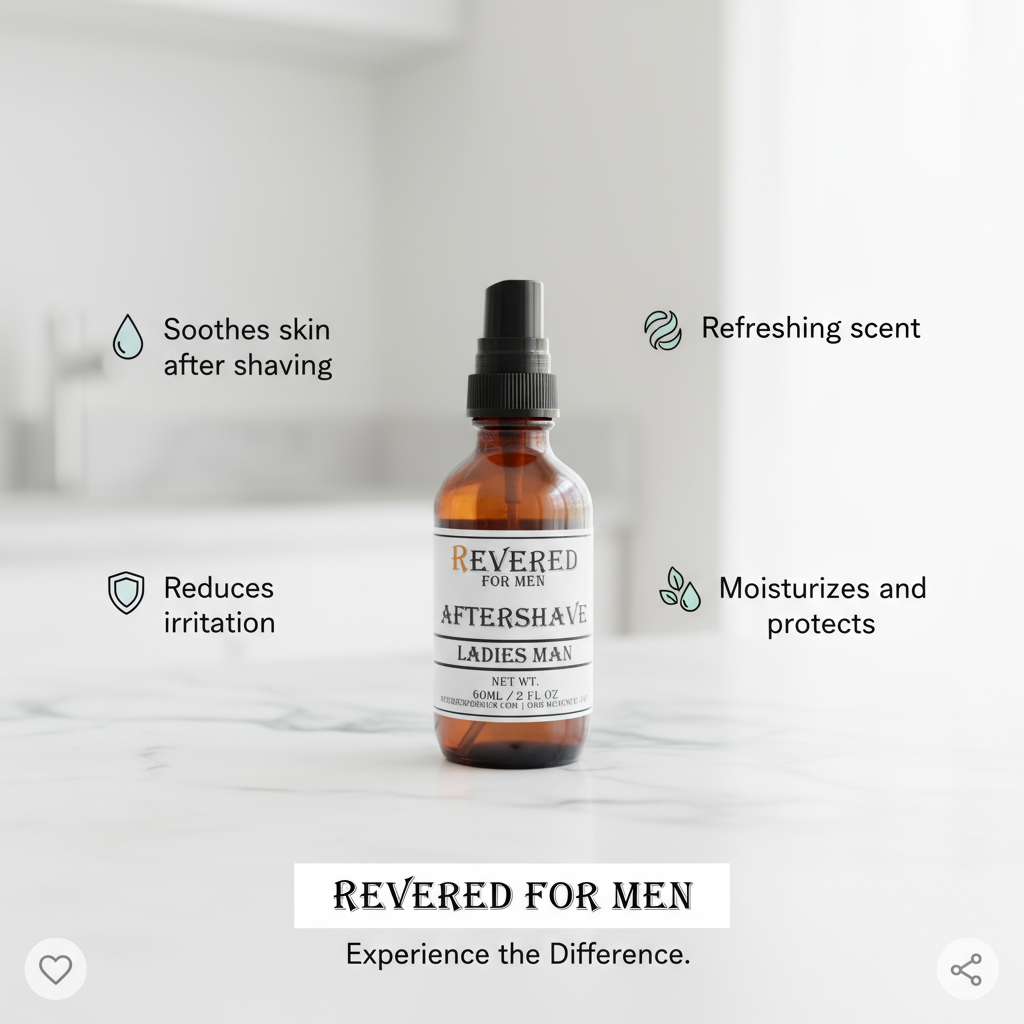 Ladies Man Aftershave with benefits