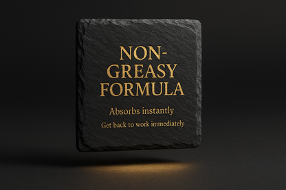 Non-Greasy Formula - Floating Slate